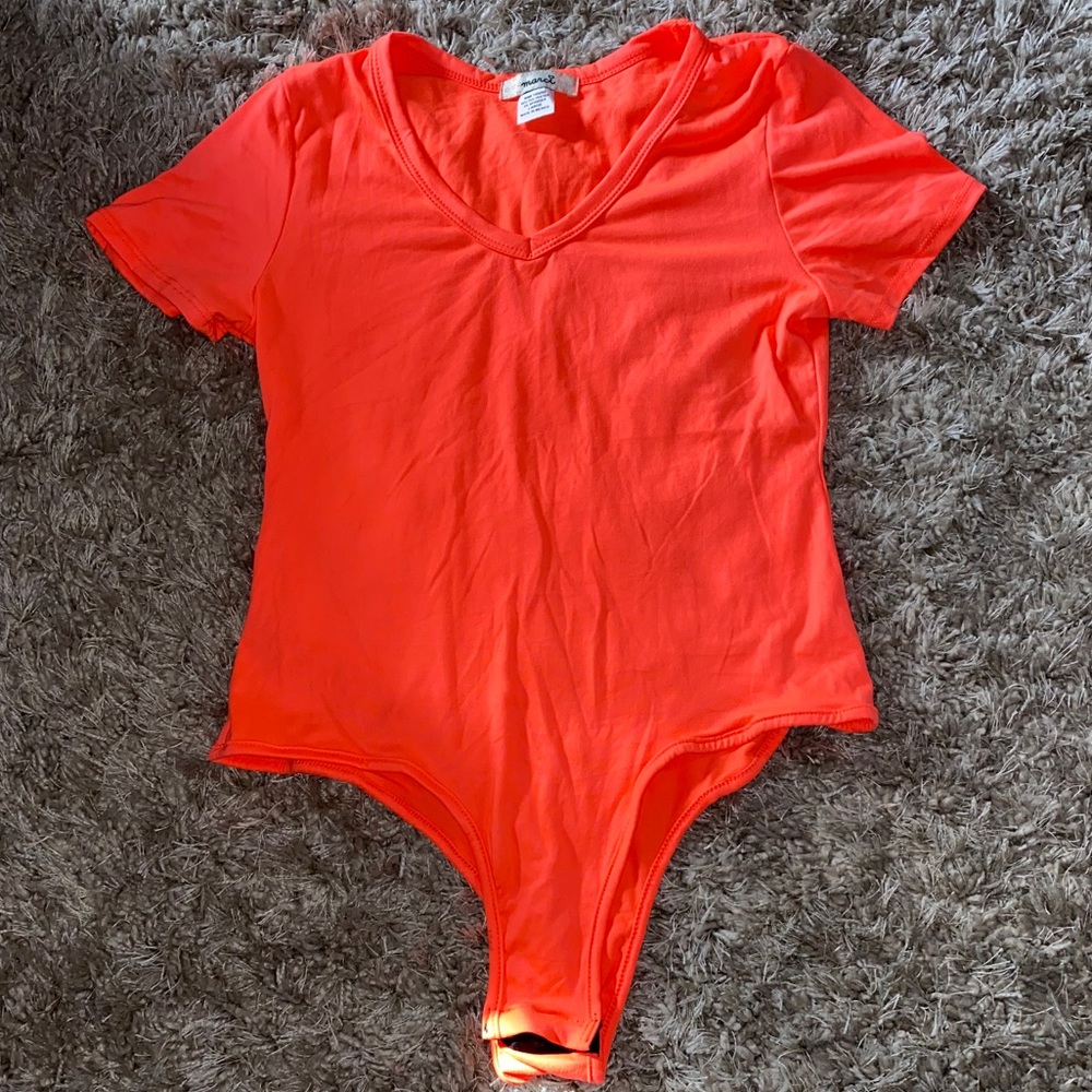 Hot pink bodysuit